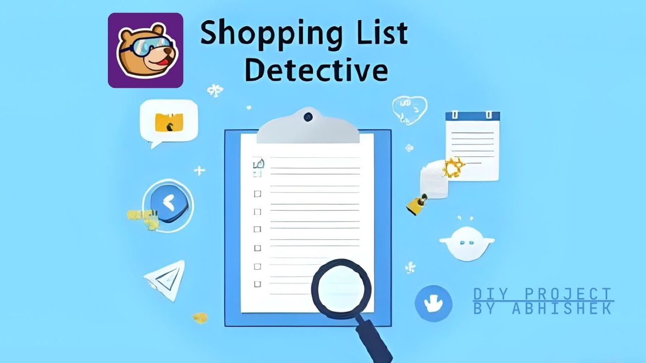 DIY Shopping List Checker | Python Coding | PictoBlox | By Abhishek Tiwari