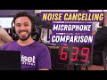 6 headset noise cancelling microphone comparisons in open office