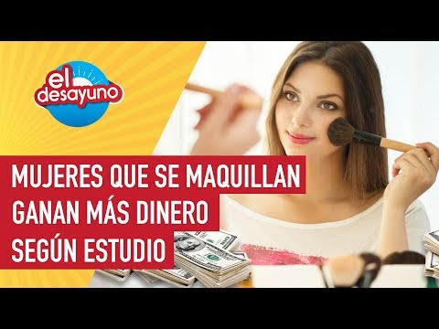 Mujeres que se maquillan ganan más dinero, según estudio