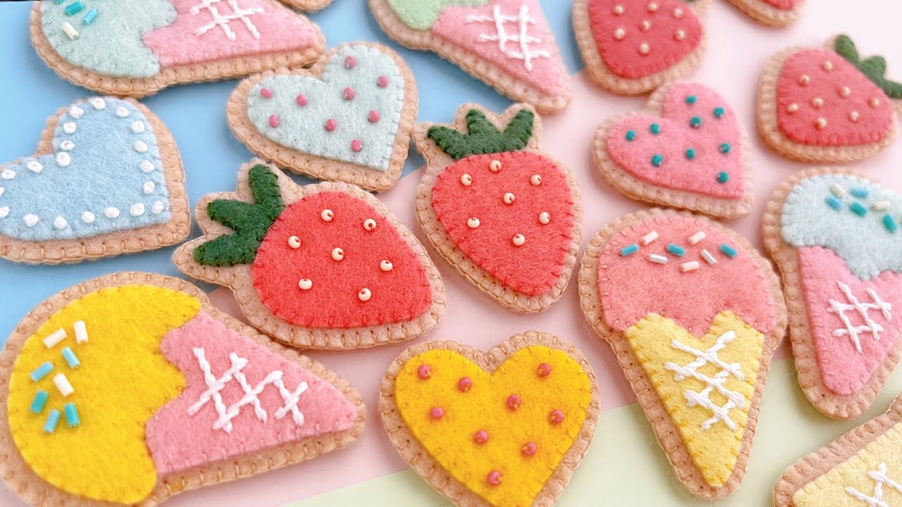 Как сделать сахарное печенье [ DIY войлок ]