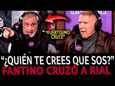 FANTINO SACADO Se CRUZÓ Con El ZURDO De RIAL Y Se PUDRIÓ TODO En VIVO 
