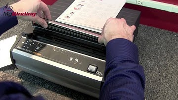 GBC MP2500ix Modular Interchangeable Die Punch Demo