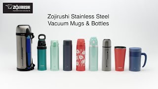 Zojirushi Stainless Steel Vacuum Insulated Mugs & Bottles