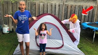 Kids Pretend Play Camping & Fishing With Surprise Family Fun