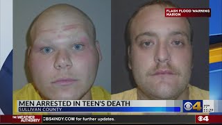 Men arrested in teen's death in Sullivan County