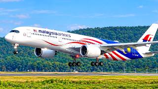 ✈️ 110  AIRPLANE TAKEOFFS & LANDINGS at KUL 🇲🇾 MALAYSIA : Majestic Sunset at Kuala Lumpur Airport