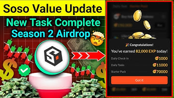 soso value claim update - sosovalue airdrop season-2 listing confirmed - sosovalue airdrop task