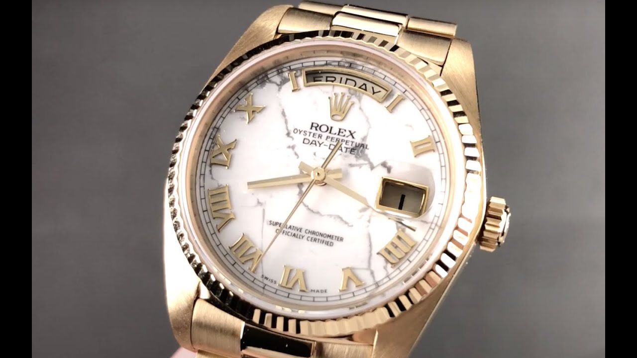 marble dial rolex