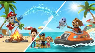 PAW Patrol&#39;s Fire &amp; Beach Rescue Missions! 🔥🏖️