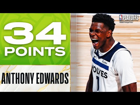 Anthony Edwards' CLUTCH 34-Point Game 4 Performance! | April 23, 2023