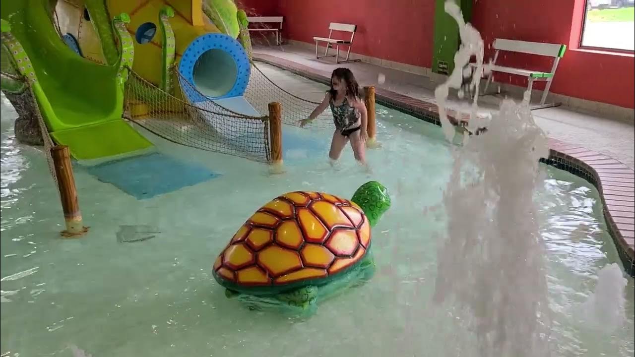 Addy playing in the Captain Lagoon at Holiday Inn Kearney Nebraska 05