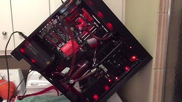 New water loop - bleeding out the micro bubbles