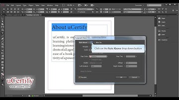 Creating Paragraph Rules