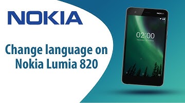 How to change language on Nokia Lumia 820?