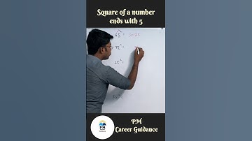 Square of a number ends with 5 #aptitude #shortcut #banking #ssc #tnpsc #railway #placement