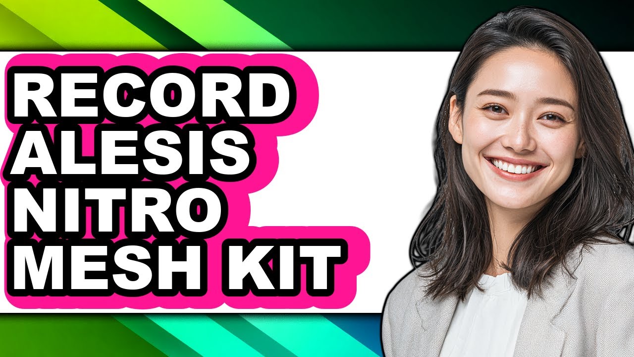 How to Record Alesis Nitro Mesh Kit (full Guide)
