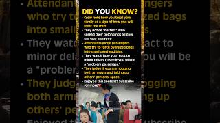 ✈️👩✈️Things Cabin Crew Judge Without Telling You #didyouknow #facts #shorts