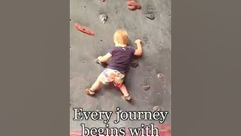 Every journey begins with a single step.