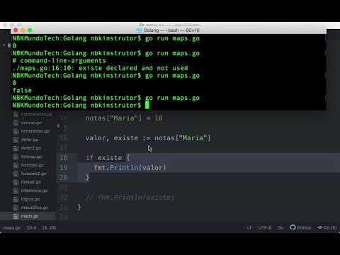 0010-48 Atribuição e Acesso a Novos Pares de Chave-Valor da estrutura Map na linguagem Golang