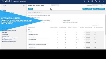 MiVoice Business Console:  Programming and Installing:  MiVoice Business
