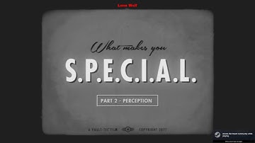 What Makes You SPECIAL Part 2 Perception Fallout 4 #55