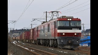 青い森鉄道 EH500形3082レ 向山～下田 2019年12月22日