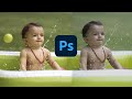 kids photo editing in photoshop | outdoor portrait editing