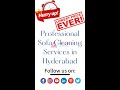Professional Sofa Cleaning Services in Hyderabad | Anjani Furnishings