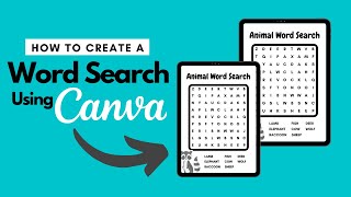 Create A Word Search Puzzle In Canva screenshot 4