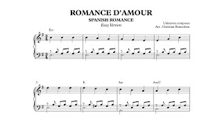 Romance d'amour - Easy Version