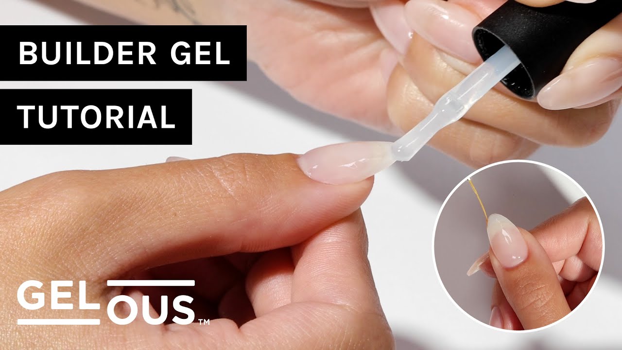 How to Apply Builder Gel On Natural Nails At Home | Gel Manicure Tutorial | Gelous Gel Nail Polish