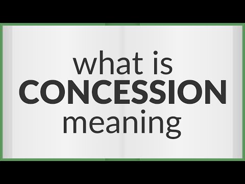 Wideo: Jaka jest definicja ustępstw?