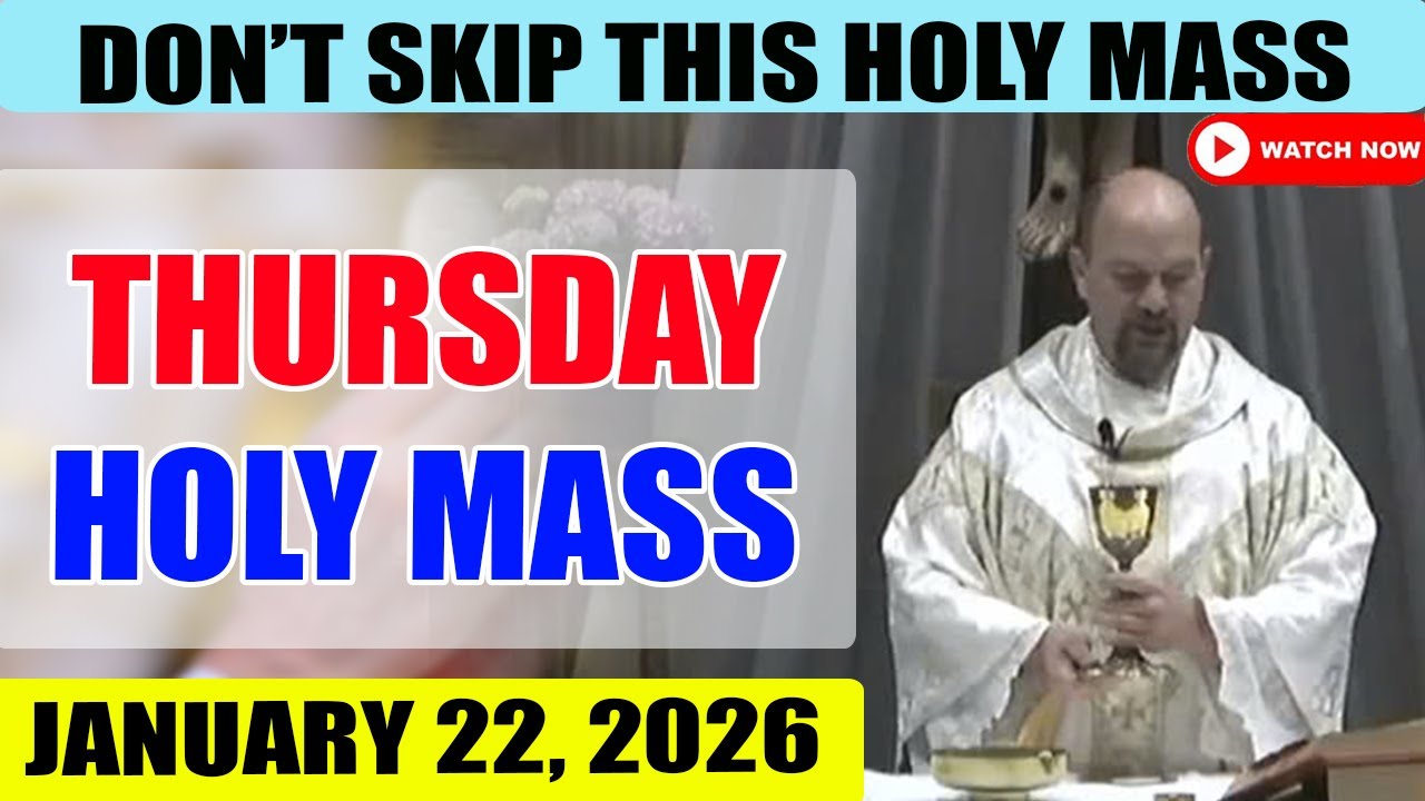 Catholic Mass Today | Daily TV Mass, Thursday January 22, 2026