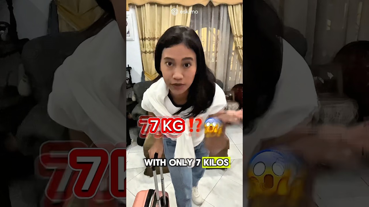 How to Pack 7KG Cabin-Only for ONE MONTH TRIP 😱