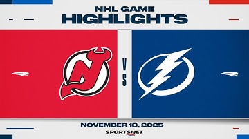 NHL Highlights | Devils vs. Lightning | November 18, 2025