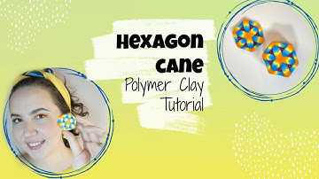 Hexagon Cane ▴ Complex Polymer Clay Cane Tutorial 2022