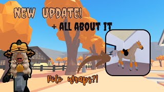 New Update!! *✨Polo wraps have been added?!✨* || Horse Valley Episode 29