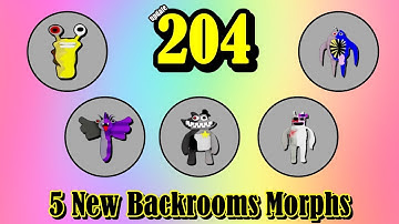 Update 204 | How to get ALL 5 NEW BACKROOMS MORPHS ! [ Roblox ]