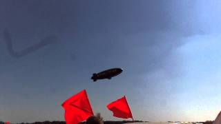 Goodyear Blimp High Speed Pass at Elkhart, IN