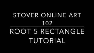 Stover Online ART 102 Root 5 Rectangle Tutorial