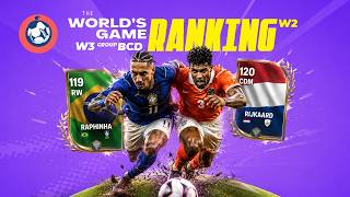 RANKING THE WORLD'S GAME W2 & RAHASIA PLAYER W3 GROUP B-C-D! Siapa Paling OP? 🔥 FC Mobile