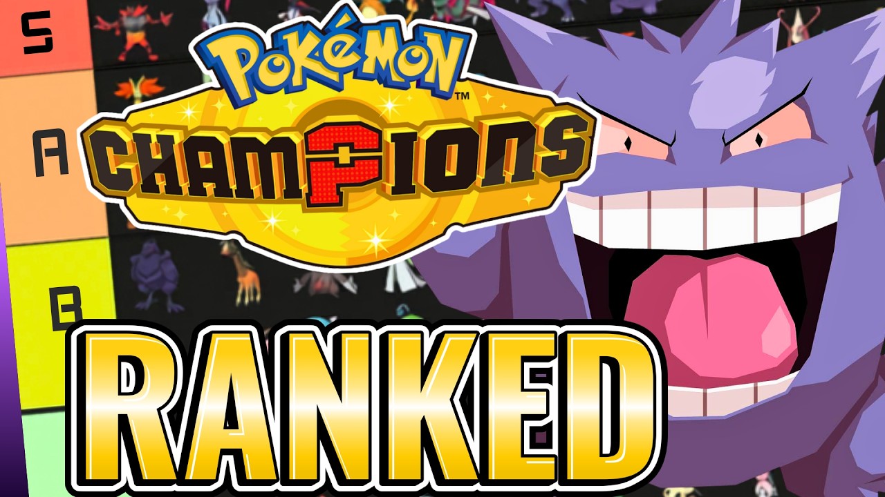 Comp Pokemon Ranks *NEW* Ranking EVERY Pokémon in Pokémon Champions (META Tier List) - YouTube