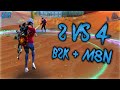 [B2K] FUNNY GAMEPLAY WITH M8N 2 VS 4