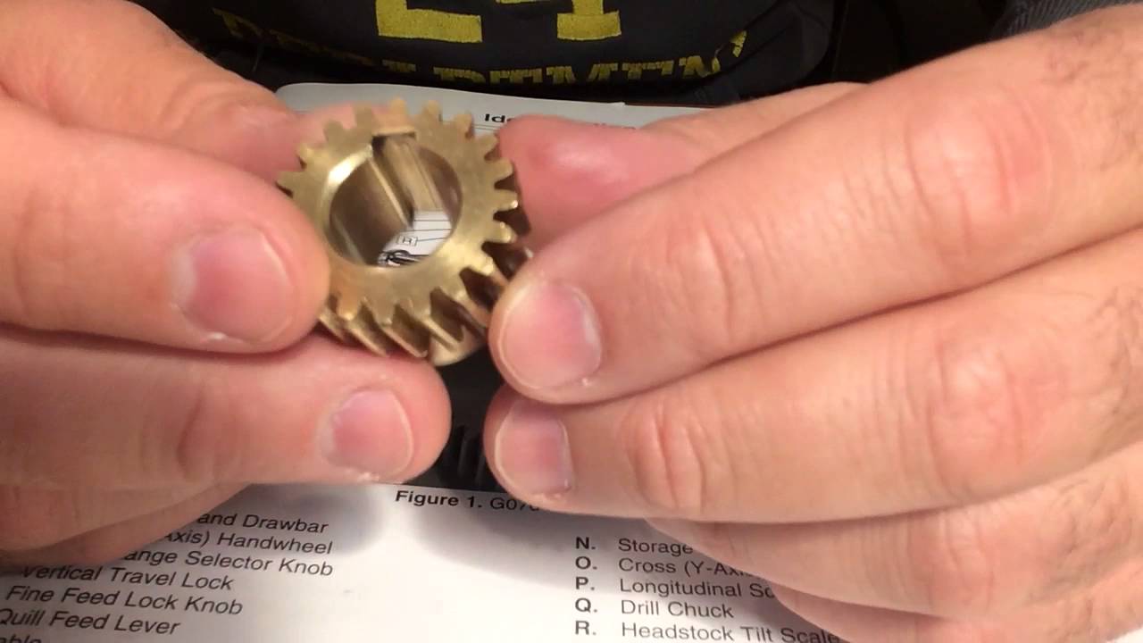 Grizzly G0704 Milling Machine: Plastic Gears