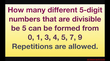 How many 5-digit numbers divisible by 5 can be formed from 0, 1, 3, 4, 5, 7, 9. Repetition allowed