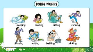 Ch 32 | Brain Storm | Picture  Dictionary-A (LKG) | Doing Words | For children