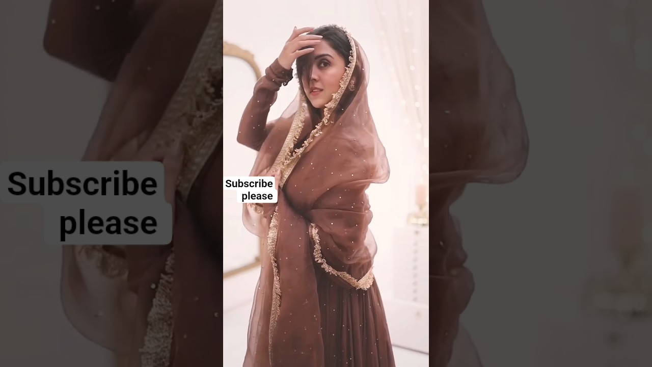 Organza Dupatta Anarkali Gown 