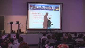 OWASP AppSec EU 2013: Welcome note and a manual for the conference and everything else