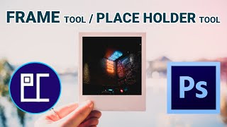 How to use Frame tool in Photoshop (Hindi)