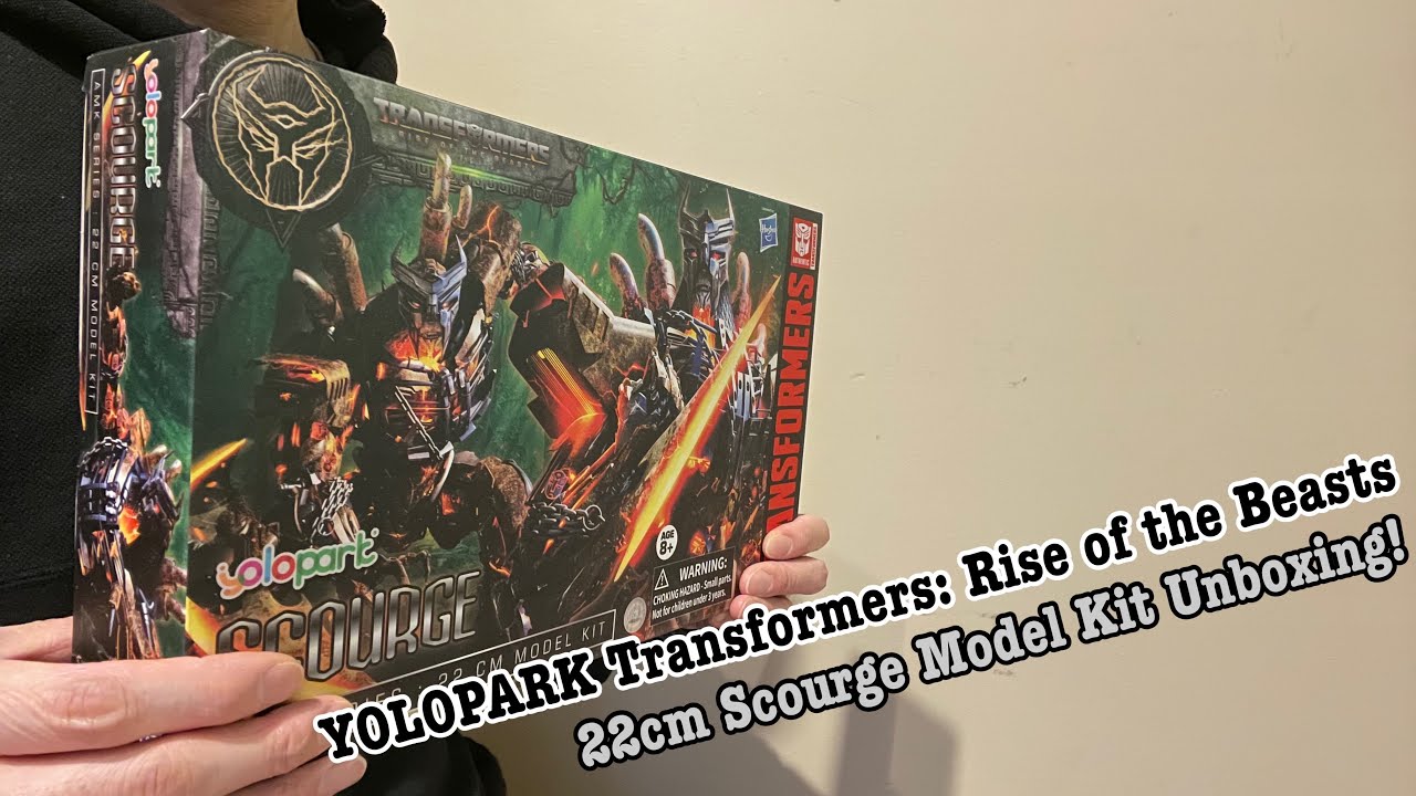 UNBOXING] YOLOPARK Transformers: Rise of the Beasts 22cm Scourge Model Kit  (EN Sub) 